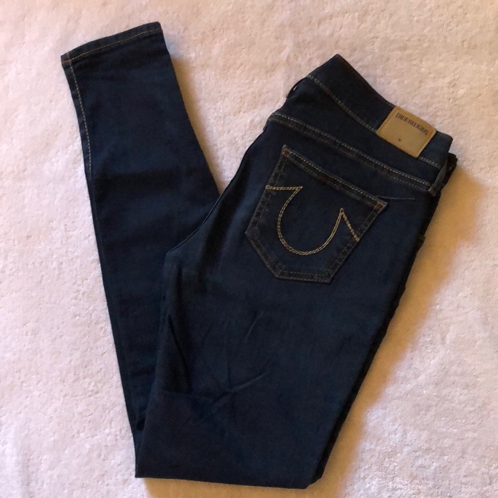 True Religion low rise super skinny jeans